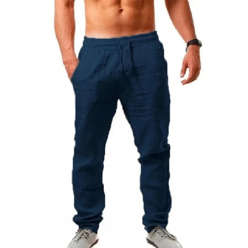 Elevate Your Style: Men's Luxury Cotton Linen Pants