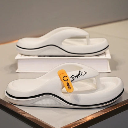 Elevated Comfort: Men's Platform Flip Flops