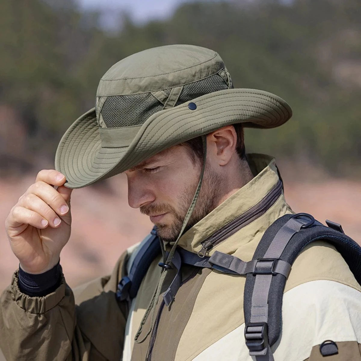 SunArmor™ Airflow Bucket Hat – Ultimate UPF 50+ Sun Protection Without the Sweat!
