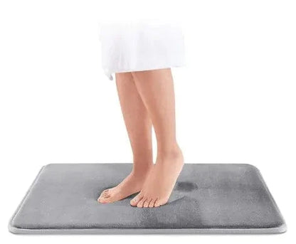 Thick Solid Color Flannel Non-Slip Area Rug for Home