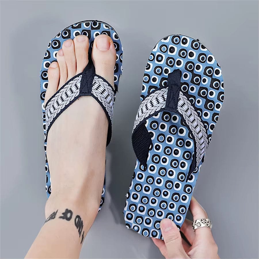 2025 Summer Men Flip Flops New Men'S Shoes Slippers Man Camouflage Fish Spine Sandals Fashion Interior Comfort Beach Garden Shoe