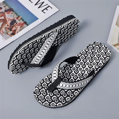 2025 Summer Men Flip Flops New Men'S Shoes Slippers Man Camouflage Fish Spine Sandals Fashion Interior Comfort Beach Garden Shoe