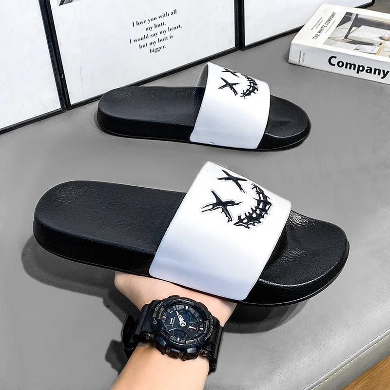 Shoes Summer Men'S Slippers Shoes Man Soft Slides Non-Slip Casual Indoor Outdoor EVA Sandals Beach Garden Fashion for Youngster