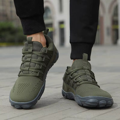 New 2025 Unisex Wider Hiking Shoes Breathable Mesh Barefoot Wide-Toed Shoes Men Zero Drop Sole Walking Sneakers Large Size 39-46