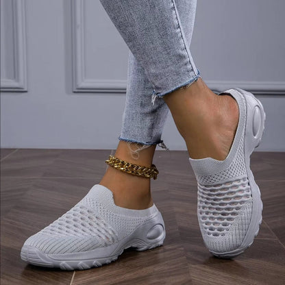 2024 Summer New Lady Mesh Orthopedic Clogs Arch Support Walking Shoes Breathable Outdoor Slippers for Women