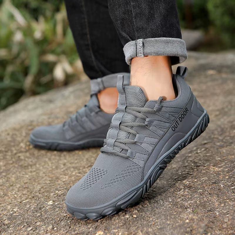 New 2025 Unisex Wider Hiking Shoes Breathable Mesh Barefoot Wide-Toed Shoes Men Zero Drop Sole Walking Sneakers Large Size 39-46