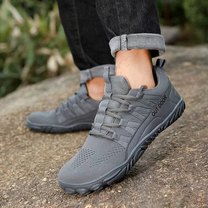 New 2025 Unisex Wider Hiking Shoes Breathable Mesh Barefoot Wide-Toed Shoes Men Zero Drop Sole Walking Sneakers Large Size 39-46