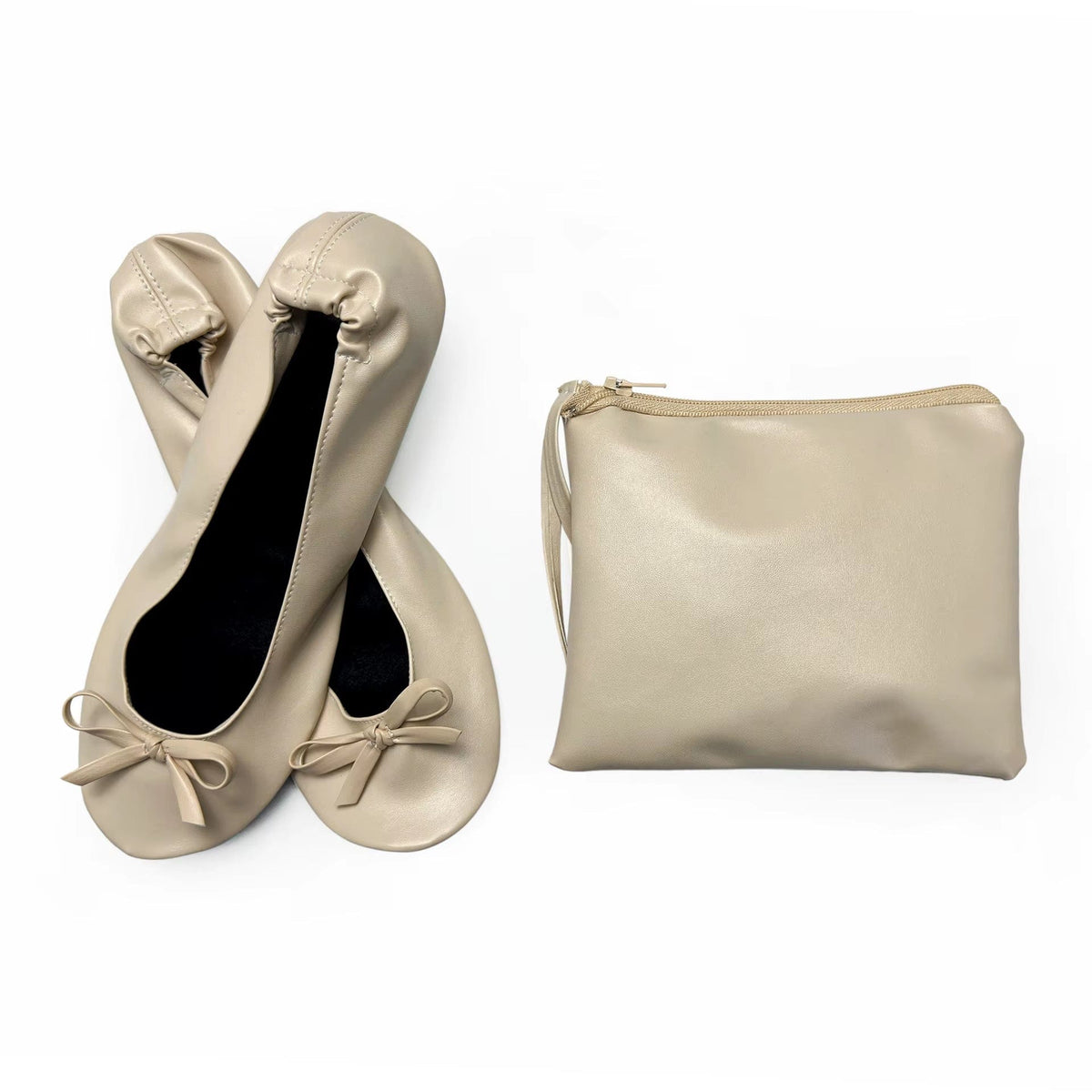 After Patry Shoes Foldable Ballet Flats Portable Travel Fold up Shoe Prom Ballerina Flats Roll up for Bridal Wedding Party Shoes