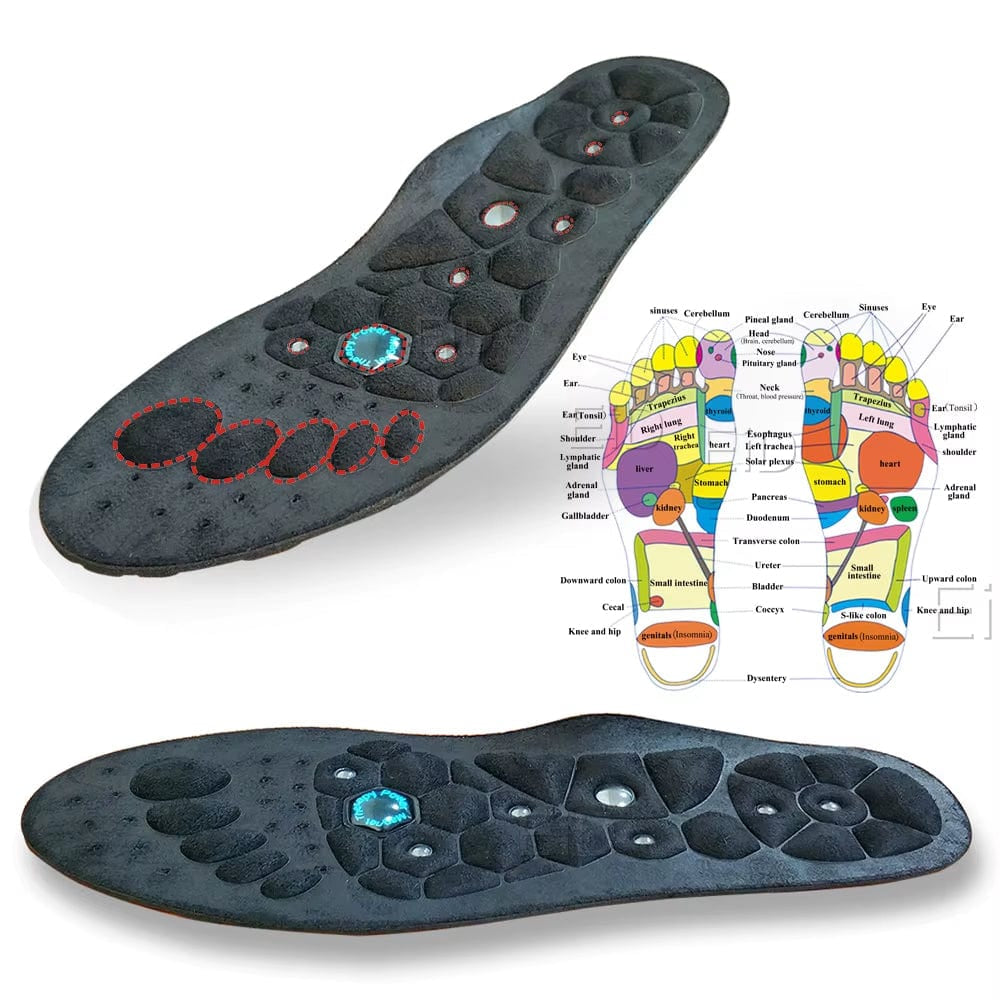 High Quality Magnetic Massage Gel Insoles Weight Loss Arch Support Shoes Pads for Men Women Therapy Massage Foot Care Unisex