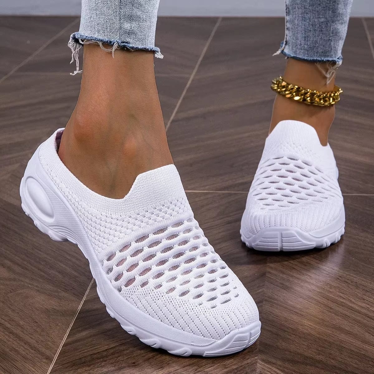 2024 Summer New Lady Mesh Orthopedic Clogs Arch Support Walking Shoes Breathable Outdoor Slippers for Women