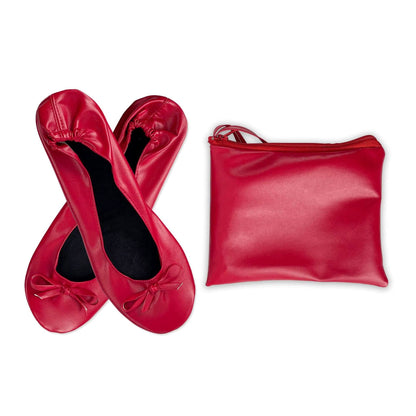 After Patry Shoes Foldable Ballet Flats Portable Travel Fold up Shoe Prom Ballerina Flats Roll up for Bridal Wedding Party Shoes