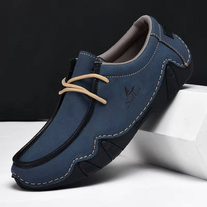 New Casual Shoes for Men Sneakers Handmade Soft Men Loafers plus Size 39-48 Men Moccasins Lightweight Boat Footwear