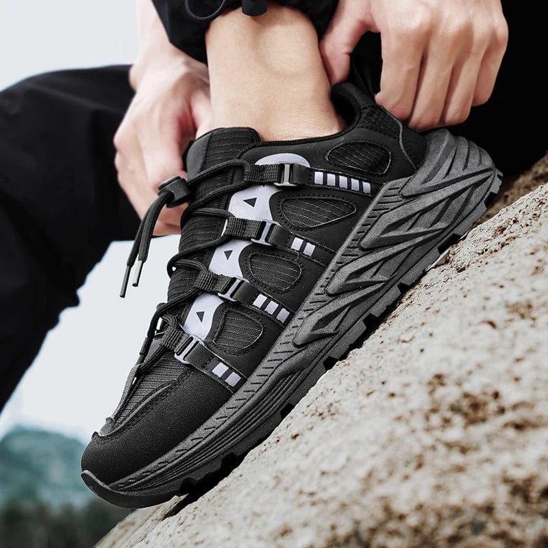 High Quality Summer Breathable Running Shoes for Men Sports Sneakers Mesh Jogging Trainers Shoes Thick Soled