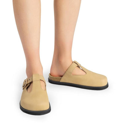 Dream Pairs Women'S Comfortable Mary Jane T-Strap Cut-Out Adjustable Strap Arch Support Slip-On Casual Mules Clogs Fall Autumn Summer