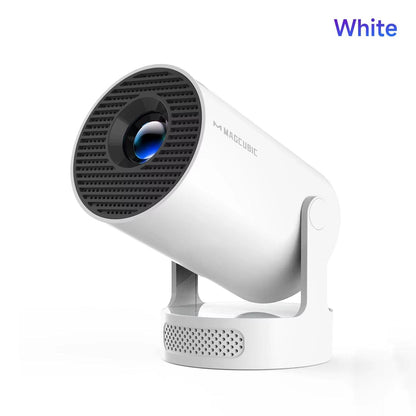 4K HY300 Pro + Projector Built in 5W Speaker 1280*720P Android 11 8000 Lumens Wifi6 BT5.4 Outdoor Portable Projector