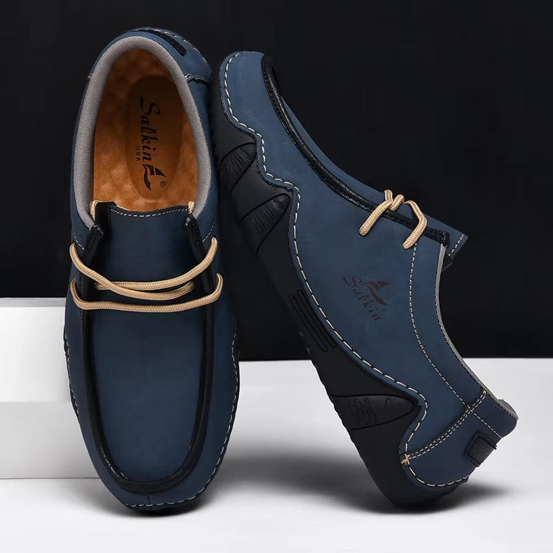 New Casual Shoes for Men Sneakers Handmade Soft Men Loafers plus Size 39-48 Men Moccasins Lightweight Boat Footwear