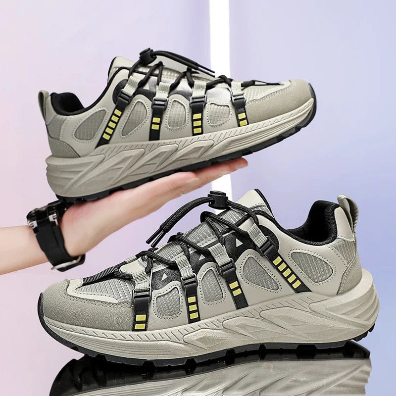 High Quality Summer Breathable Running Shoes for Men Sports Sneakers Mesh Jogging Trainers Shoes Thick Soled