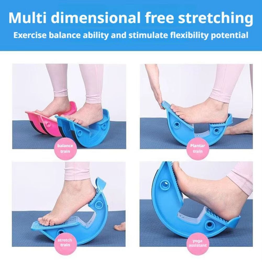 Stretching Wheel Home Fitness Pedal Calf Stretcher Balance Trainer Arm Calf Ankle Stretching Board, Foot Stretcher Household